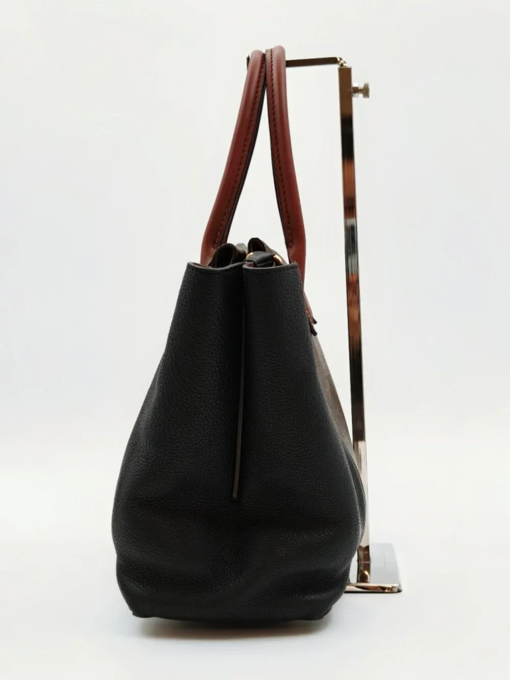 Louis Vuitton Monogram W Tote Noir Leather Shoulder Tote Bag